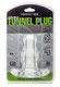Double Tunnel Plug X-Large Clear