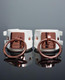 Pleasure Collection Adjustable Handcuffs - White/rose Gold - view 2