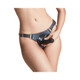 Strap-on-me Leatherette Harness Generous One Size Blue - view 2