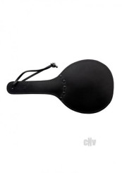 Padded Leather Ping Pong Paddle Black