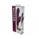 Loveline Traveler Rabbit Silicone Rechargeable Splashproof Burgundy - view 2