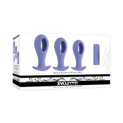 Evolved Hole Punch Plug Set Rechargeable Purple by Evolved novelties inc.
