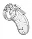 Mancage Chastity 3.5 inches Chastity Cage Model 1 Clear by Man Cage - view 6