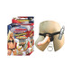 All American Whoppers 6.5in Vibrating Dong Universal Harness by NassToys - view 2