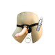 All American Whoppers 6.5in Vibrating Dong Universal Harness by NassToys - view 4