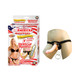 All American Whoppers 8 inches Vibrating Dong & Universal Harness Beige by NassToys - view 3