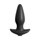 Anal Fantasy Remote Control Silicone Plug Black by Pipedream - view 4