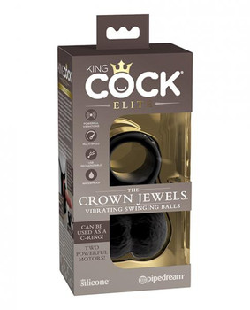 King Penis Elite The Crown Jewels Vibrating C-ring by Pipedream