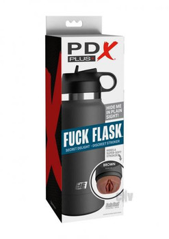 Pdx Plus Thrust Flask Secret Delight Stroker - Brown/grey