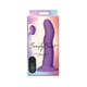 Simply Sweet 21x Vibrating Wavy Silicone Dildo W/ Remote Purple - view 2