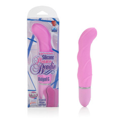 Pleasure Bendie Ridged G Pink Vibrator Adult Toy