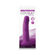 Colours Pleasures 7 In. Vibrating Dong Purple - view 2