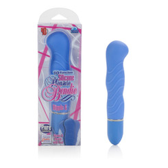 Pleasure Bendie Ripple G Blue Vibrator Adult Toys