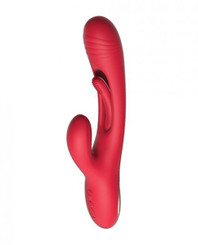 Bora-rabbit Tapping G-spot Vibrator - Red