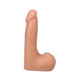 The Realistic Penis 7 In. Ultraskyn Vac-u-lock Dildo With Balls Vanilla - view 2