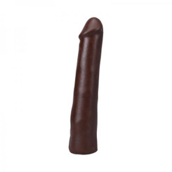 The Realistic Penis 9 In. Ultraskyn Vac-u-lock Dildo Chocolate