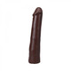 The Realistic Penis 9 In. Ultraskyn Vac-u-lock Dildo Chocolate