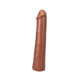 The Realistic Penis 9 In. Ultraskyn Vac-u-lock Dildo Caramel - view 2