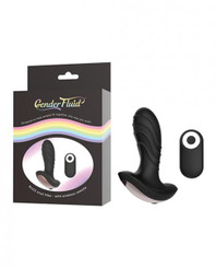 Gender Fluid Buzz Anal Vibe W/remote - Black