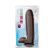 Au Naturel Huge Dildo 10 In. Chocolate - view 2