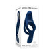 Zero Tolerance Ring Around The Rosy Rechargeable Vibrating Dual C-ring Silicone Blue - view 2