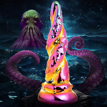 Enchantress Rainbow Glass Dildo by Creature Dildos