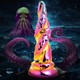 Enchantress Rainbow Glass Dildo by Creature Dildos