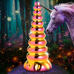 Twilight Rainbow Glass Dildo by Creature Dildos
