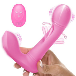 G-Flick G-Spot Flicking Silicone Vibrator with Remote by Inmi