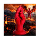 Demon Claw Extra-large Silicone Dildo - Red by Creature Dildos - view 3