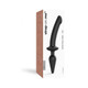 Strap-on-me Hybrid Collection Switch Plug-in Realistic Dildo Dual-ended Black L - view 2