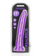 Realrock Glow In The Dark Slim 11 In. Dildo Neon Purple