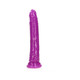 Realrock Glow In The Dark Slim 11 In. Dildo Neon Purple - view 2