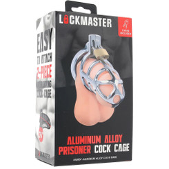 Lockmaster 3.75" Stainless Steel Prisoner Chastity Cage