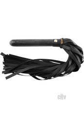 Rouge Marble Handle Flogger Black