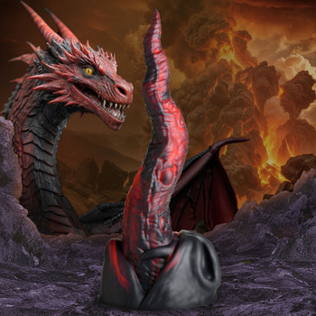 Creature Dildos Dragon Tongue Silicone Dildo