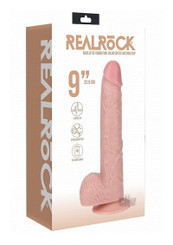 Realrock Vibe Penis Balls Straight 9 Fle