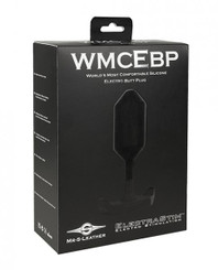 `=electrastim X Mr. S Leather - World's Most Comfortable Silicone Electro Butt Plug - Black