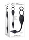 Zero Tolerance Plug & Tug Rechargeable Vibrating C-ring Combo Silicone Black