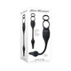 Zero Tolerance Plug & Tug Rechargeable Vibrating C-ring Combo Silicone Black - view 2