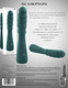 Gender X Scorpion Rechargeable Silicone Vibrator Teal