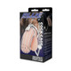 Blue Line Metal Chastity Cage With Anal Stimulator - view 2
