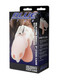 Blue Line 2" Silicone Mini Chastity Cage With Ball Divider - White