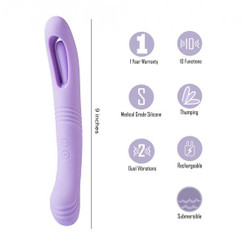 Harper 10 Function Dual Motor Thumping Vibe