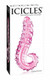 Icicles No 24 Glass Dong 6 Inches - Pink by Pipedream - view 2