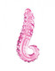 Icicles No 24 Glass Dong 6 Inches - Pink by Pipedream - view 3