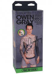 Signature Dildos Owen Gray Ultraskyn 8 In. Dual Density Dildo With Removable Vac-u-lock Suction Cup B