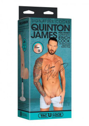 Signature Dildos Quinton James Ultraskyn 8 In. Dual Density Dildo With Removable Vac-u-lock Suction C