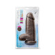Au Naturel Chub Dildo 10 In. Chocolate - view 2
