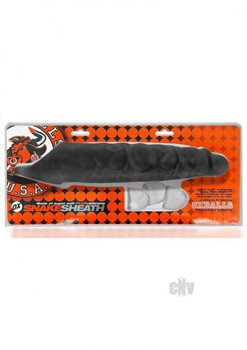 Oxballs Snake Deep-reacher Penis sleeve Black Ice